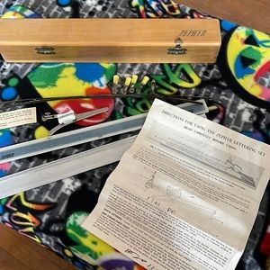 Vintage Zephyr Lettering Set